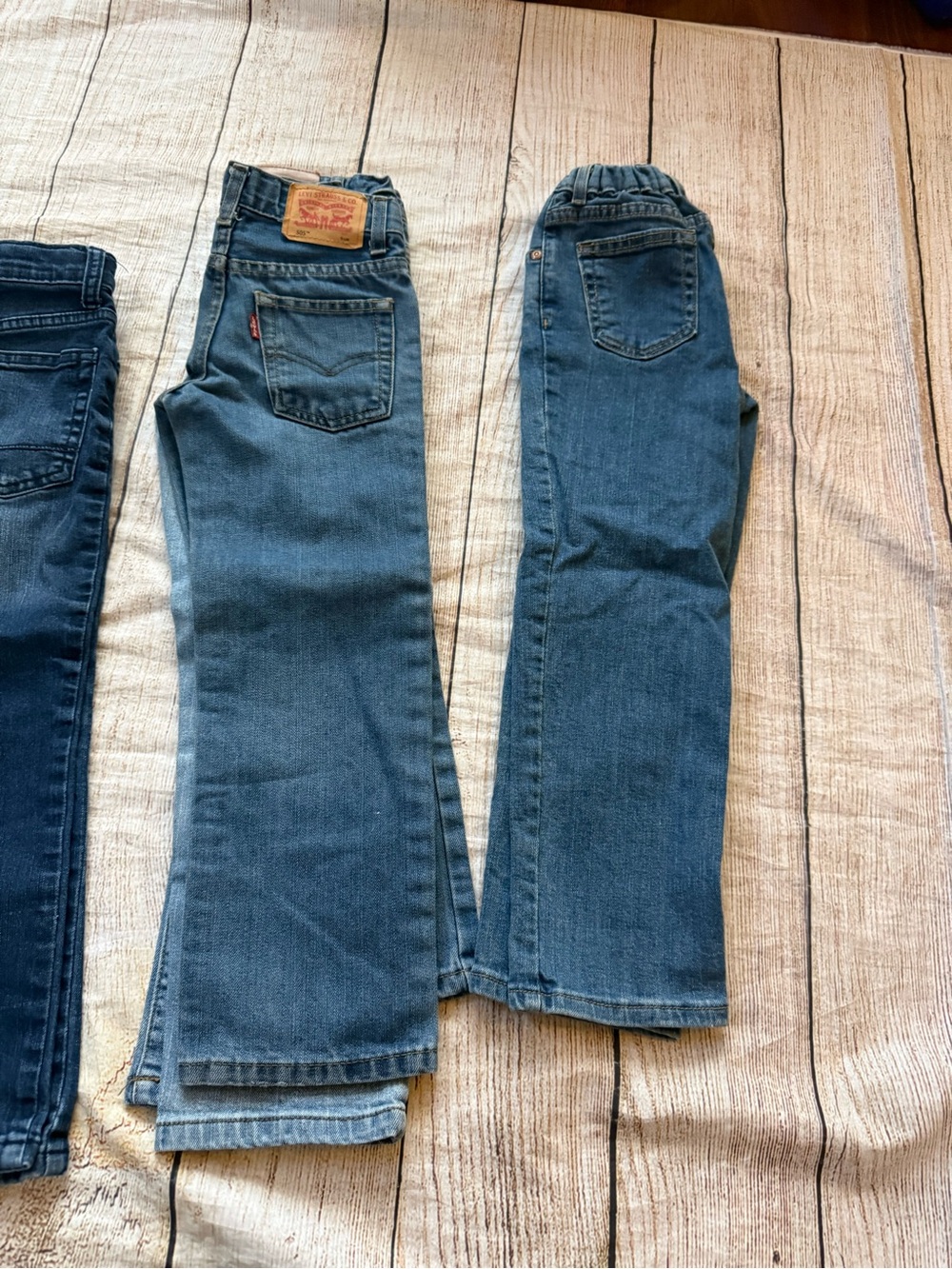 Denim jeans pants boys lot bundle size 6 size 7 Target Sonoma Levi’s - Picture 3 of 9